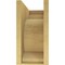 Ekena Millwork 10"W x 20"D x 20"H Classic Emerson Rough Cedar Woodgrain TimberThane Corbel, Primed Tan CORUR10X20X20EMRRCPR - alternate 5